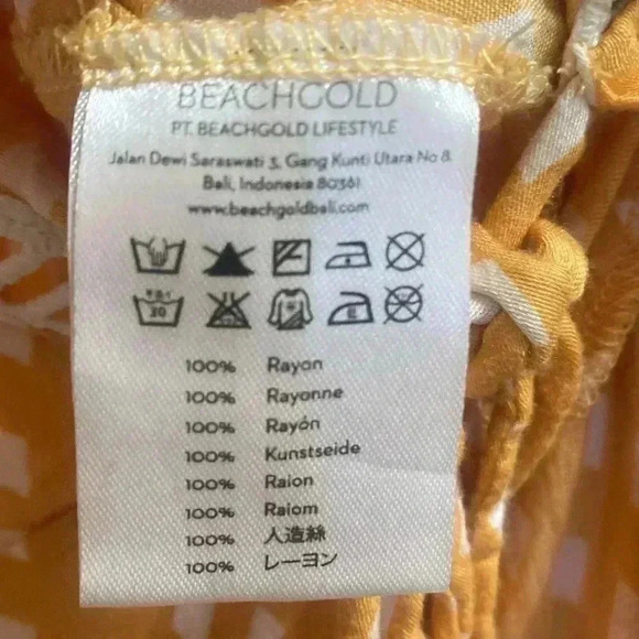 BEACHGOLD Swim Coverup Kimono Size Large - Picture 4 of 4